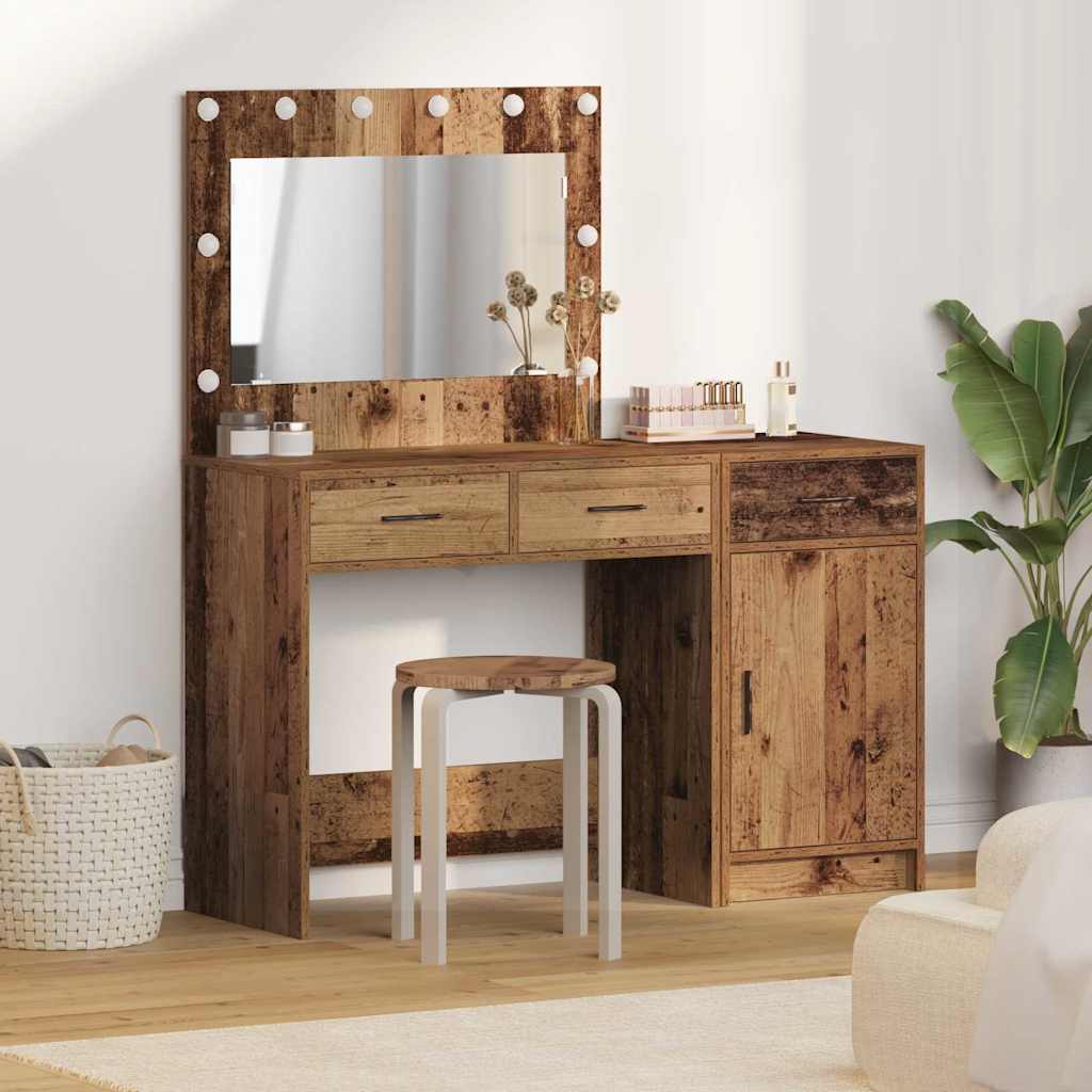 Dressing Table 2 Pcs 40 X 41 X 75 Cm Engineered Wood